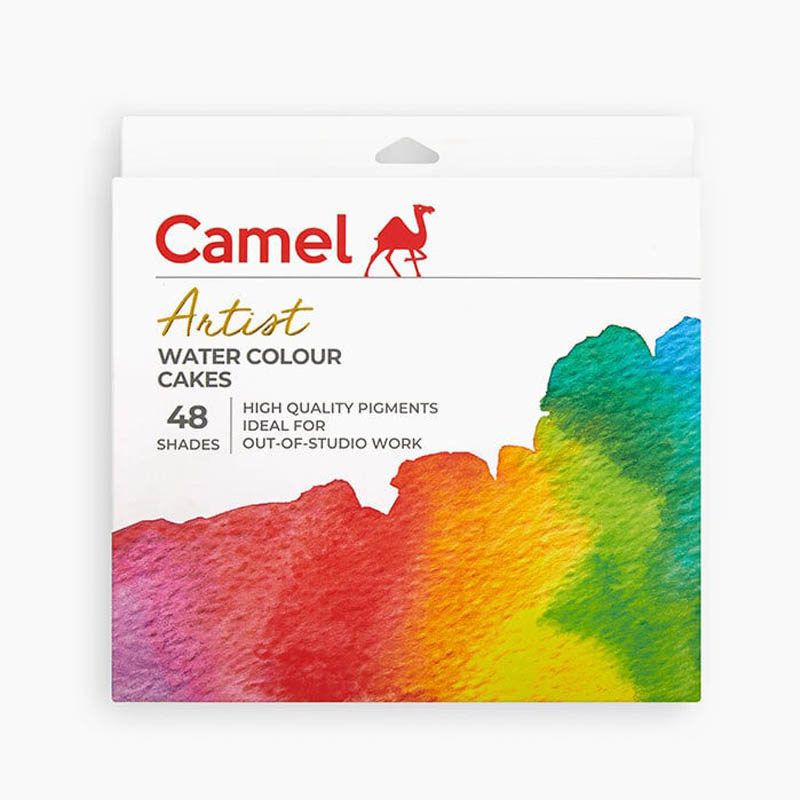 Camel Artist Watercolour Cakes Set of 48