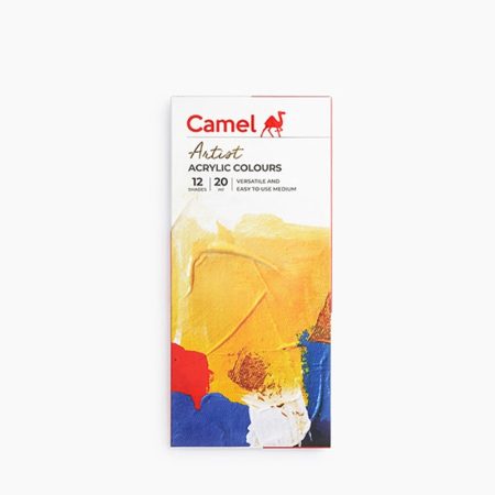 Camel Artist Acrylic Colour Set of 12x20ml