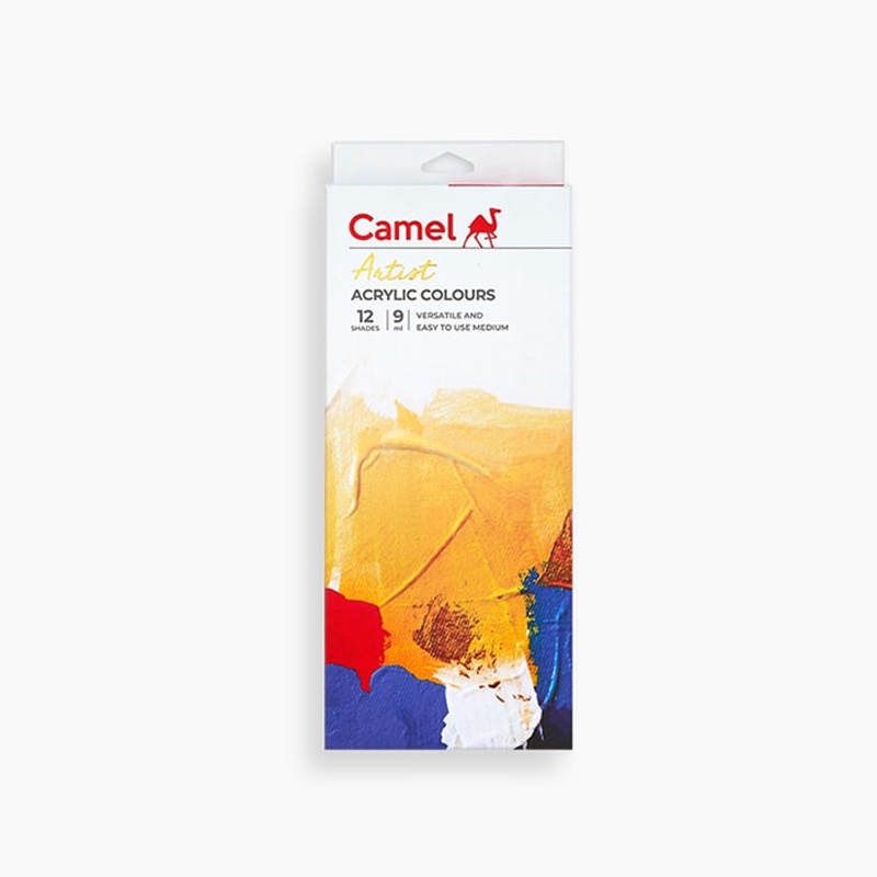 Camel Artist Acrylic Colour Set of 12x9ml