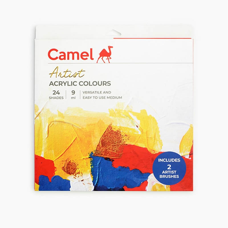 Camel Artist Acrylic Colour Set of 24x9ml