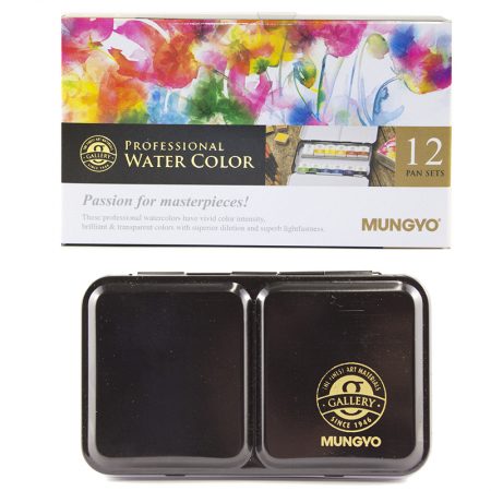 MUNGYO 12/24/48 colors Professional watercolor paints MWPH series