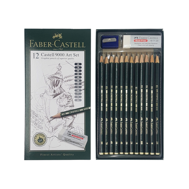 Faber Castell 9000 Art 12 Set