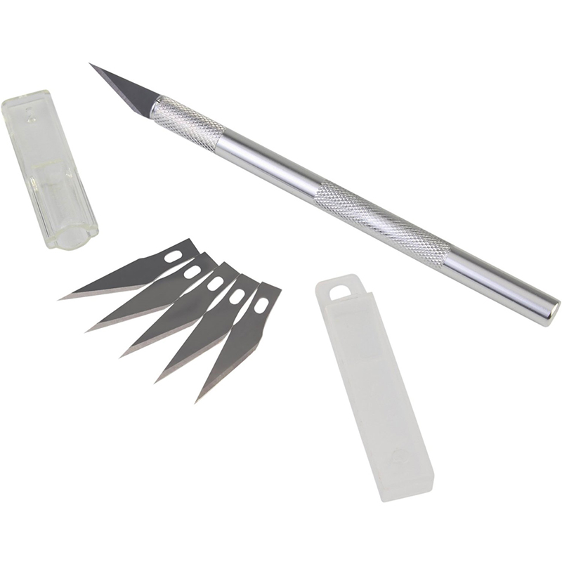NT Cutter Resin Holder Art Knife, 1 Knife (D-400P), Black