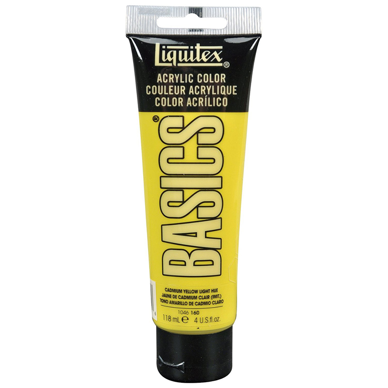 Liquitex Basics Acrylic Color - Cadmium Yellow Medium Hue, 118 ml