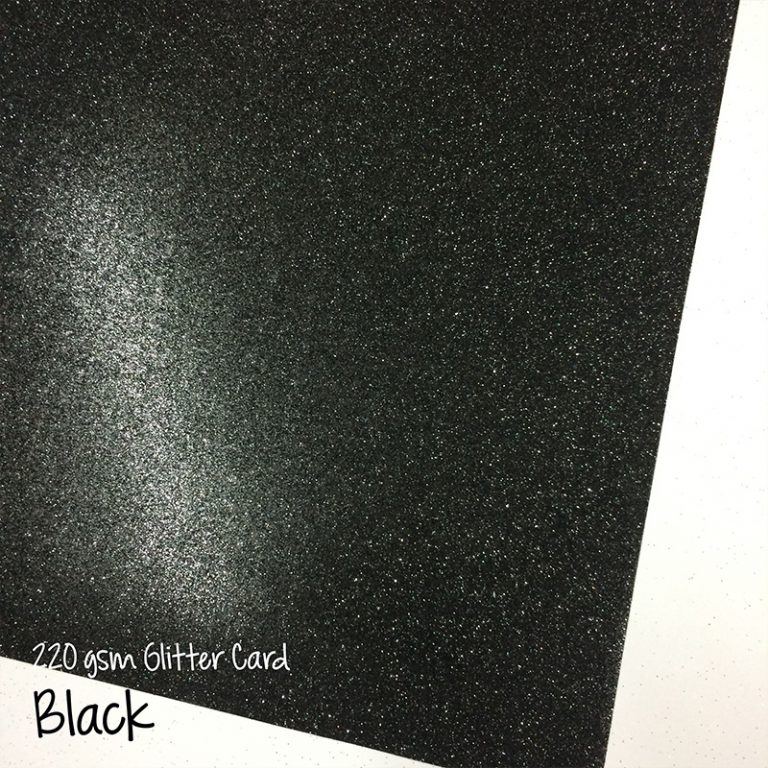La Carte Glitter Cardstock 12×12 Black Anandha Stationery Stores