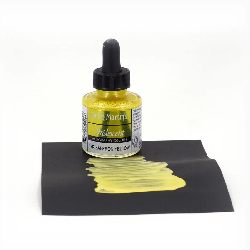 Dr. Ph. Martin’s Iridescent Calligraphy Ink Saffron Yellow – Anandha ...