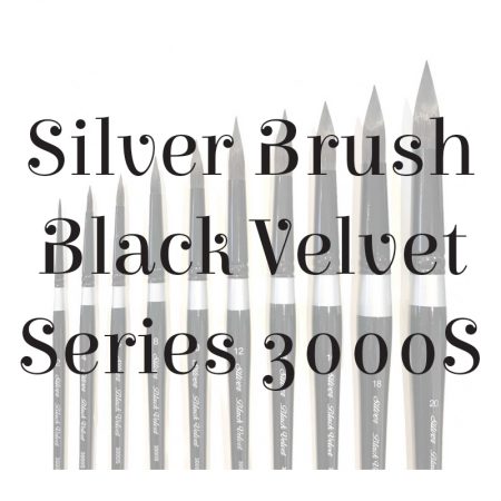 Silver Brush Black Velvet