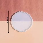 Resin Agate Coaster Mould Circle Shape 5inch