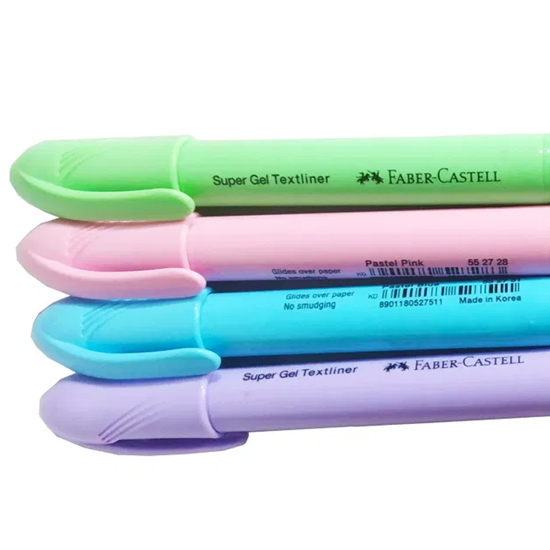 Faber Castell Textliner Super Gel Highliter Pastel Pink – Anandha  Stationery Stores