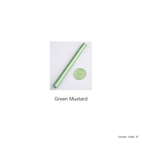 Seal-Wax-Stick-Round-Green-Mustard-27