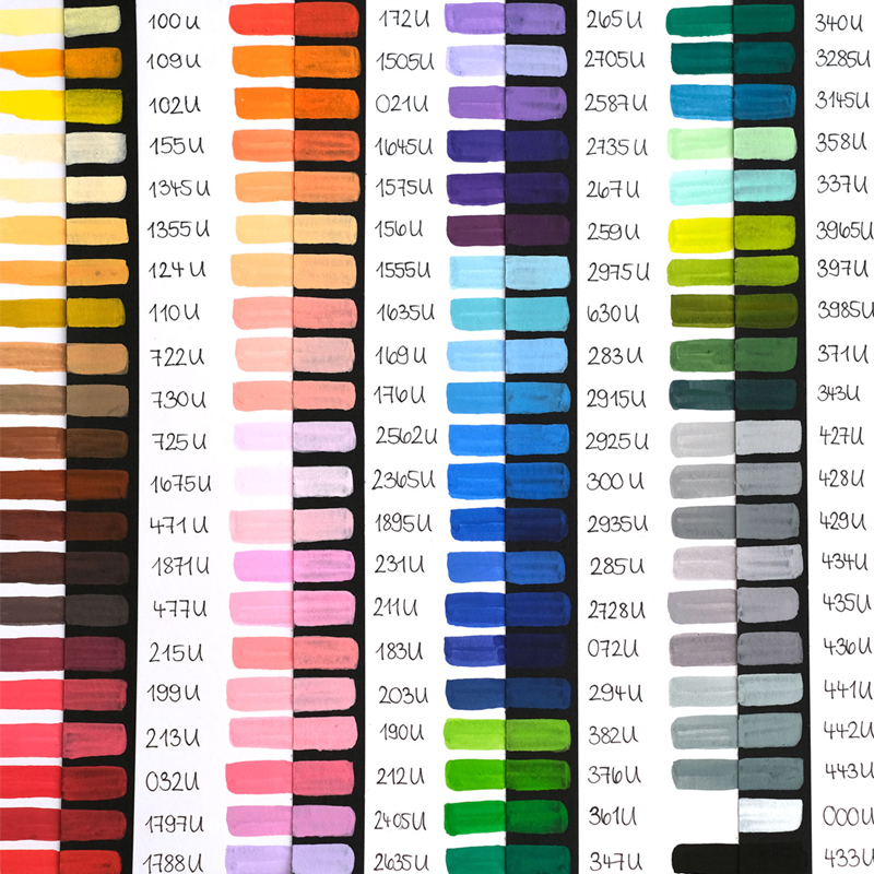 Basic - Acrylic Brush - Pigment DecoBrush (12 Colors) - Shop karin