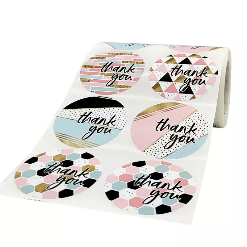 Special Surprise Inside Roll of 50 Stickers©, Bulk Stickers, Thank You,  Roll Stickers, Glossy Sticker, Packaging,  Sticker, Supplies 