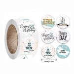 Happy Birthday Sticker Roll (CDA180) Design 43