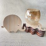Pine-Wood-Coaster-Elephant