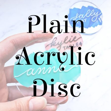 Plain Acrylic Disc