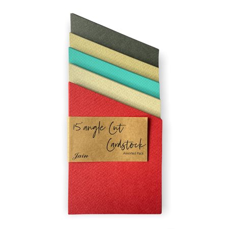 15 Angle cut Cardstock Assorted Pack