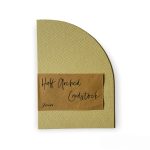 Half Arched Cardstock Buff