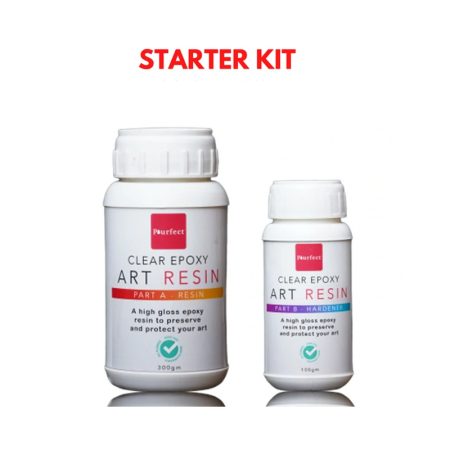 Pourfect Ultra Clear Art Resin Starter Kit 400gm