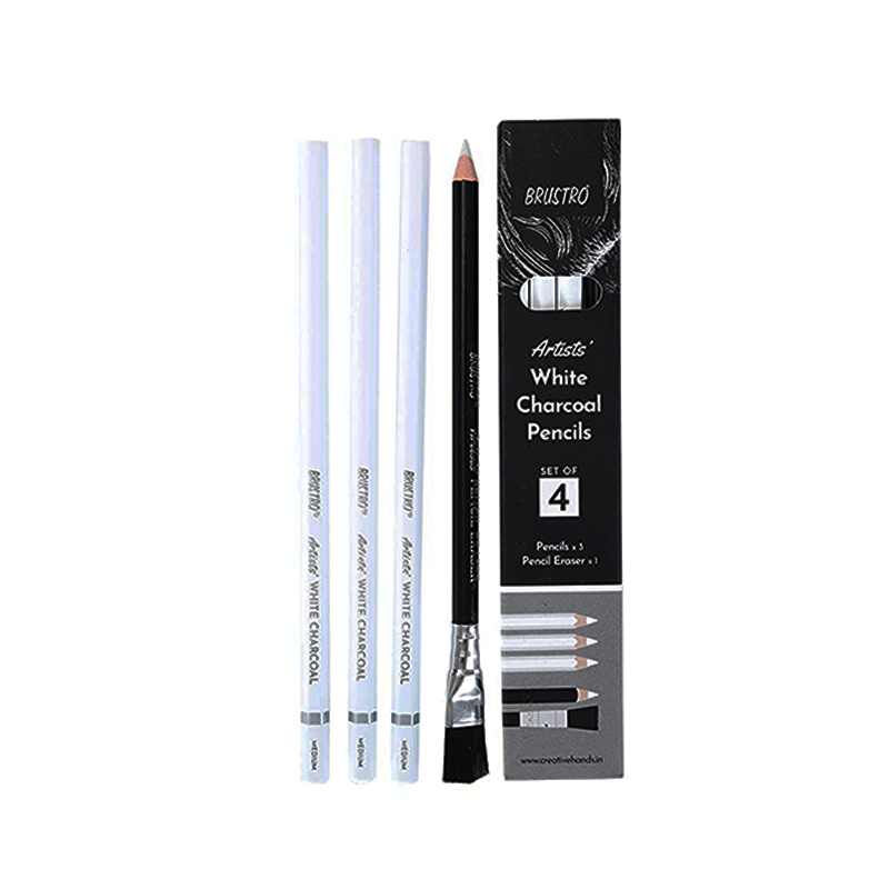 Review Brustro Artists White Charcoal Pencil