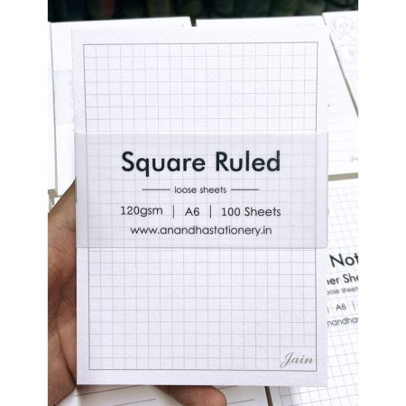 Jain Square Ruled Sheets A6