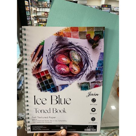 Jain Toned Book 180gsm Ice Blue