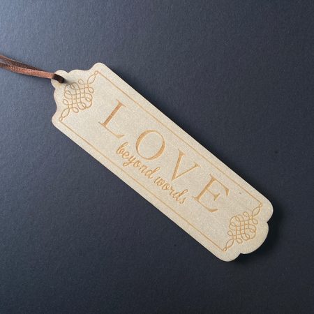 Wooden Bookmarks Love beyond words