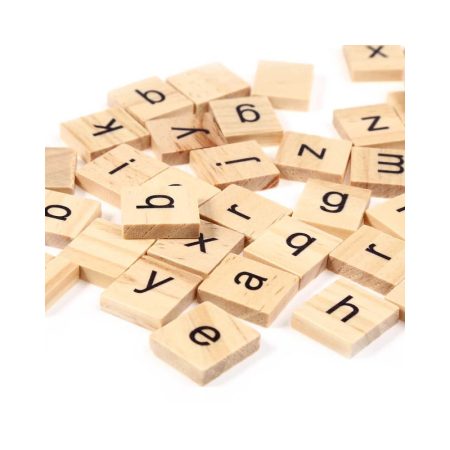 Wooden Scrabble Wood