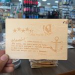 YASAC Wooden Post Card Anchor