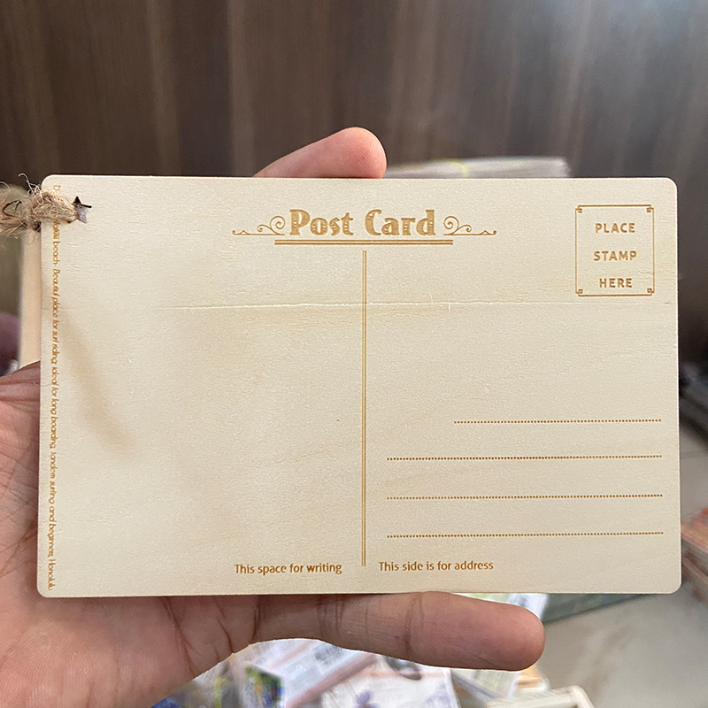 YASAC Wooden Post Card