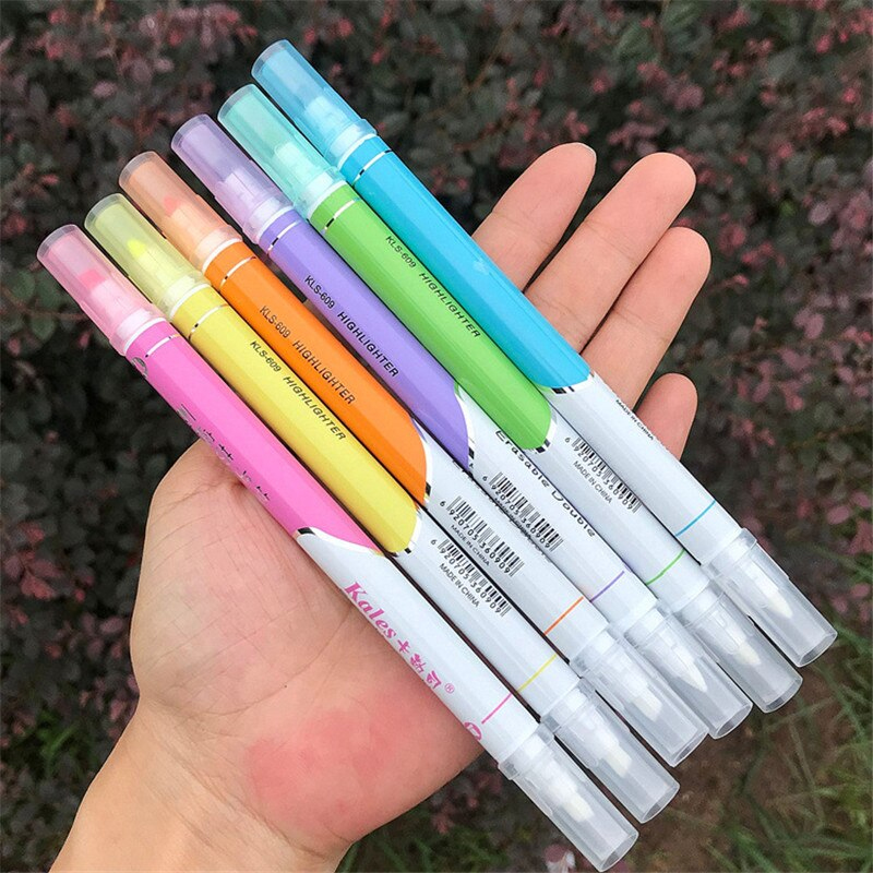 Mua 6 Colors Set Brush Highlighter Pens Pastel Marker Pen for Children  Students Adults Artists for Drawing Coloring | Tiki