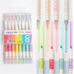 Fancy Gel Highlighter Pen Set of 8 (CS-8650)