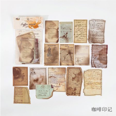 Journal Sticker Candy Poetry Coffee Mask TS06E086