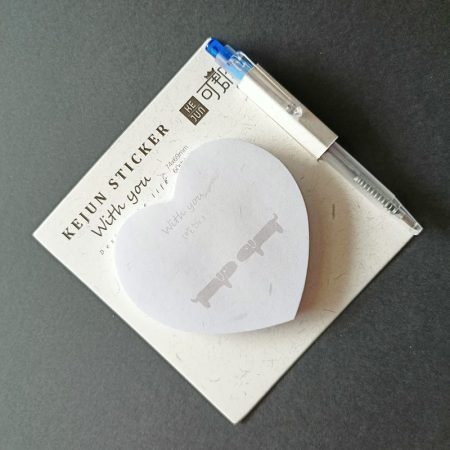 Stick Note With Pen Heart Shape (KJ-12-002)