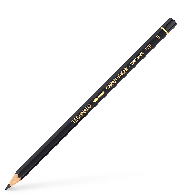 Caran Dache Technalo Water Soluble Graphite Pencils B (779 -B)