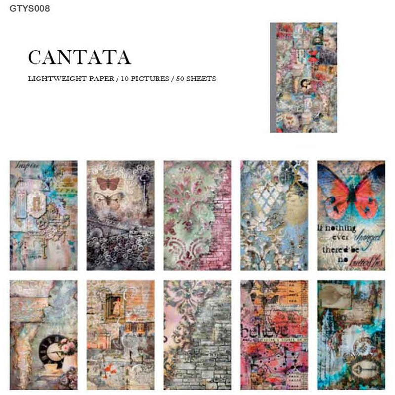 Journal Paper Cutout Cantata HGD-GTYS008
