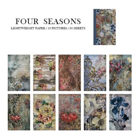 Journal Paper Cutout Four Seasons HGD-GTYS006