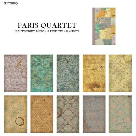 Journal Paper Cutout Paris Quartet HGD-GTYS005