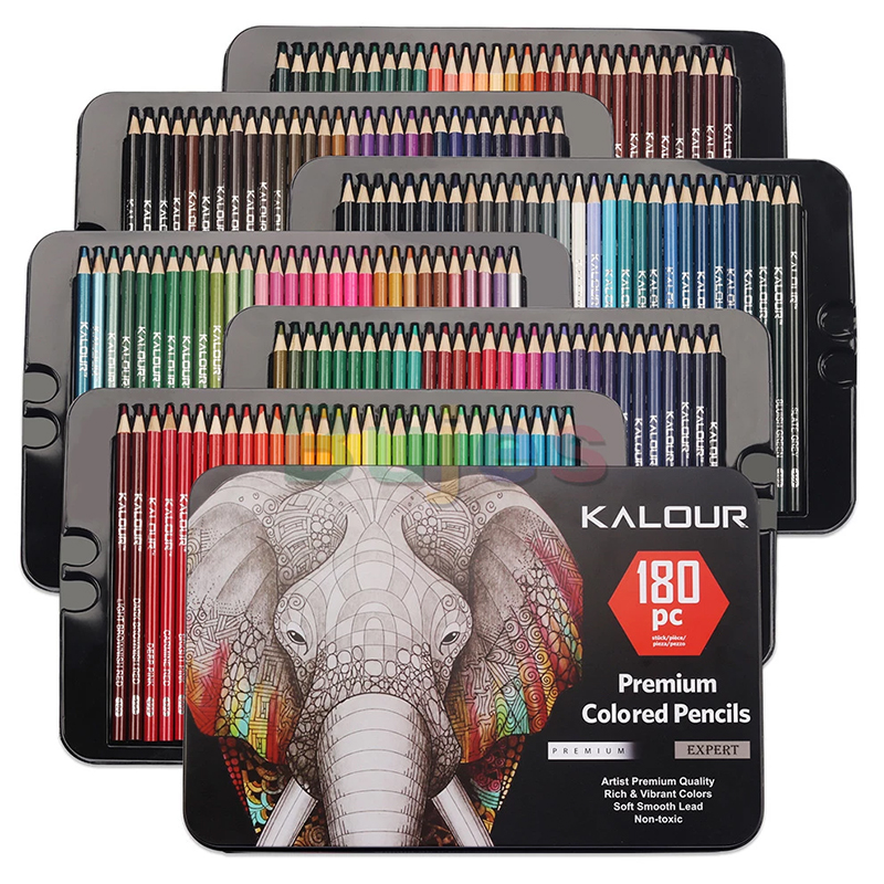 KALOUR 72 Count Colored Pencils for Adult Coloring Books, Soft Core,Ideal  for Dr