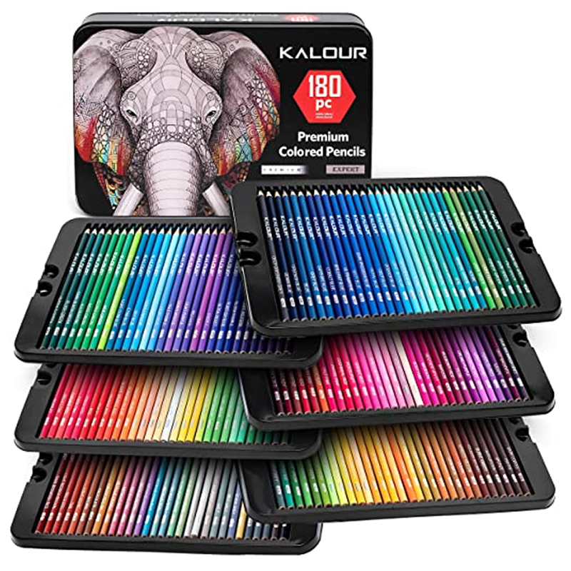 Multicolour 180/210 Colors Professional Watercolor Pencils Set