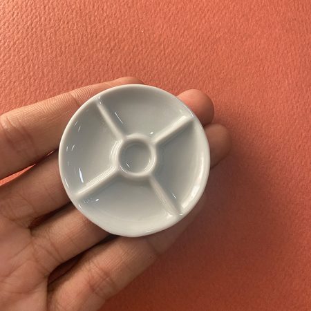 Mini Ceramic Palette Round 5 Wells