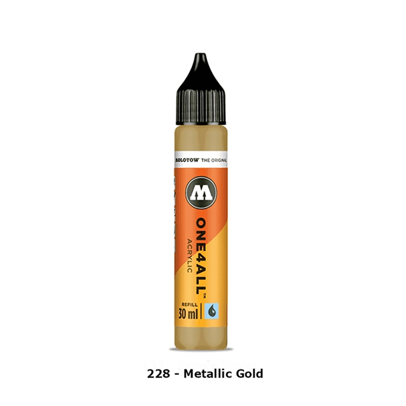 Molotow One4All Refill Ink Metallic Gold 30ml