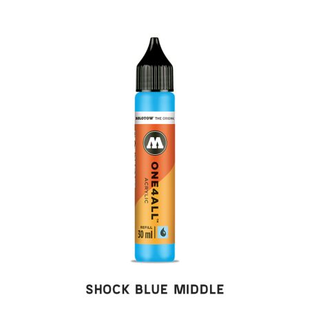 Molotow One4All Refill Ink Shock Blue Middle 30ml