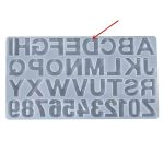 Resin Alphabet Mould 1.5inch