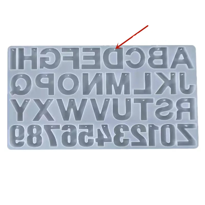 Resin Alphabet Mould 1.5inch