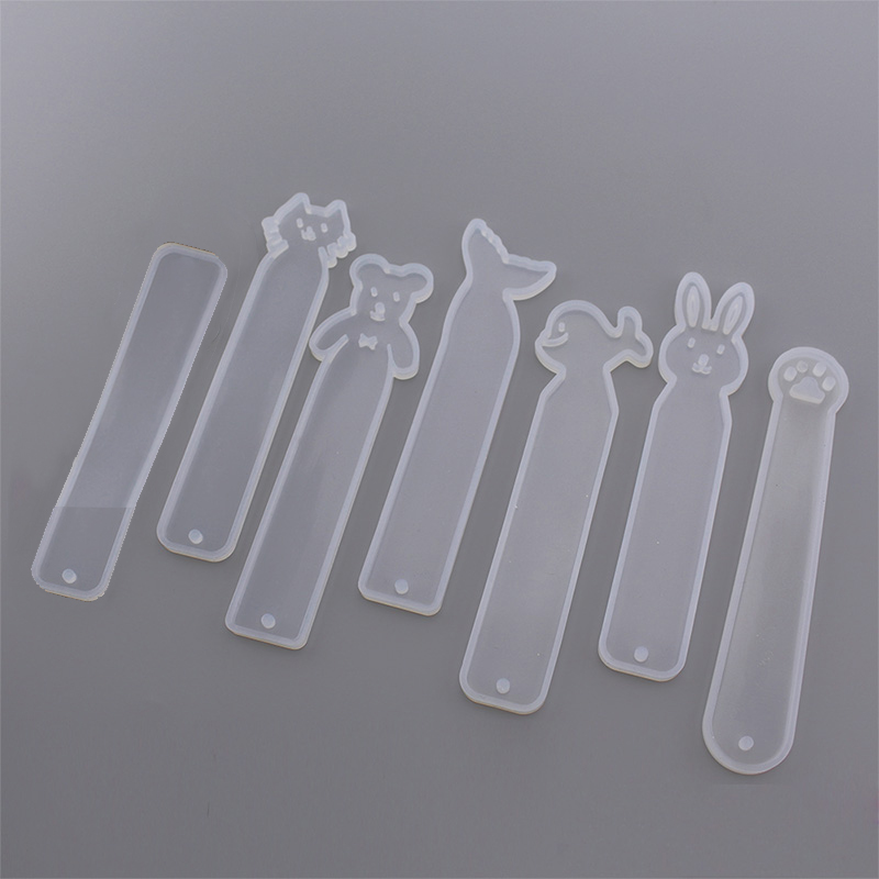 Resin Bookmark Mould Shaped 7Pc