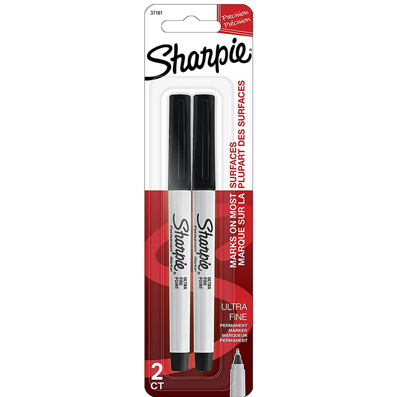 Sharpie Ultrafine Permanent Marker 2Pc Pack (37161)