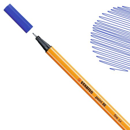 Stabilo Point 88 Fineliner Pen 0.4mm Blue (88-41)