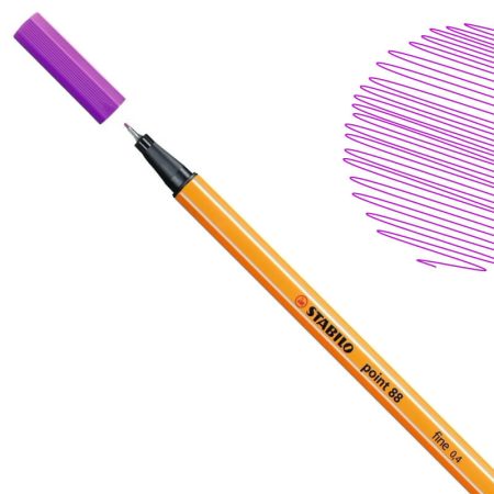 Stabilo Point 88 Fineliner Pen 0.4mm Lilac (88-58)