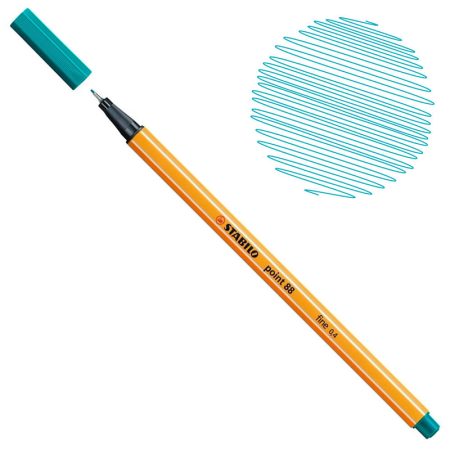 Stabilo Point 88 Fineliner Pen 0.4mm Turquoise (88-51)