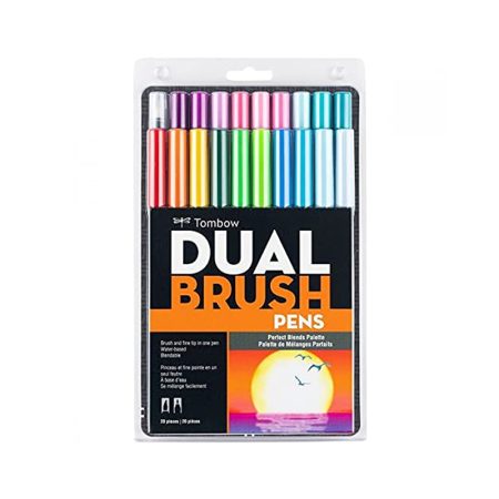 Tombow Dual Brush Pen Perfect Blends Set of 20